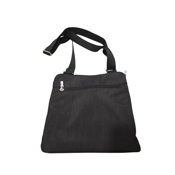 Black Baggallini Nylon Crossbody Bag Purse w/ Wristlet & Multiple Pockets - Picture 2 of 11